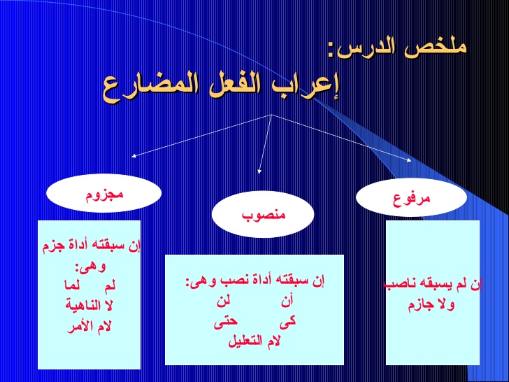 بحث عن اعراب الفعل المضارع - اسهل شرح للفعل المضارع وحالات اعرابه وعلامات الاعراب 155 3