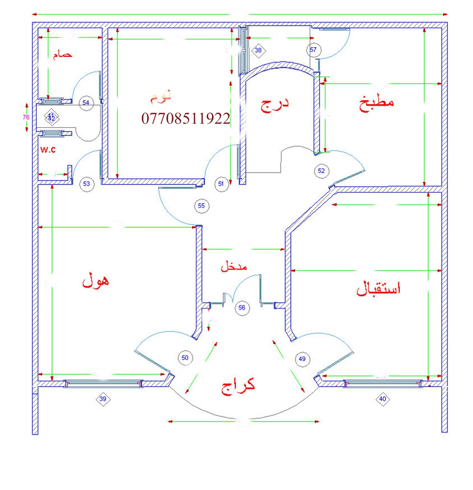 خرائط 100 متر 5511 4