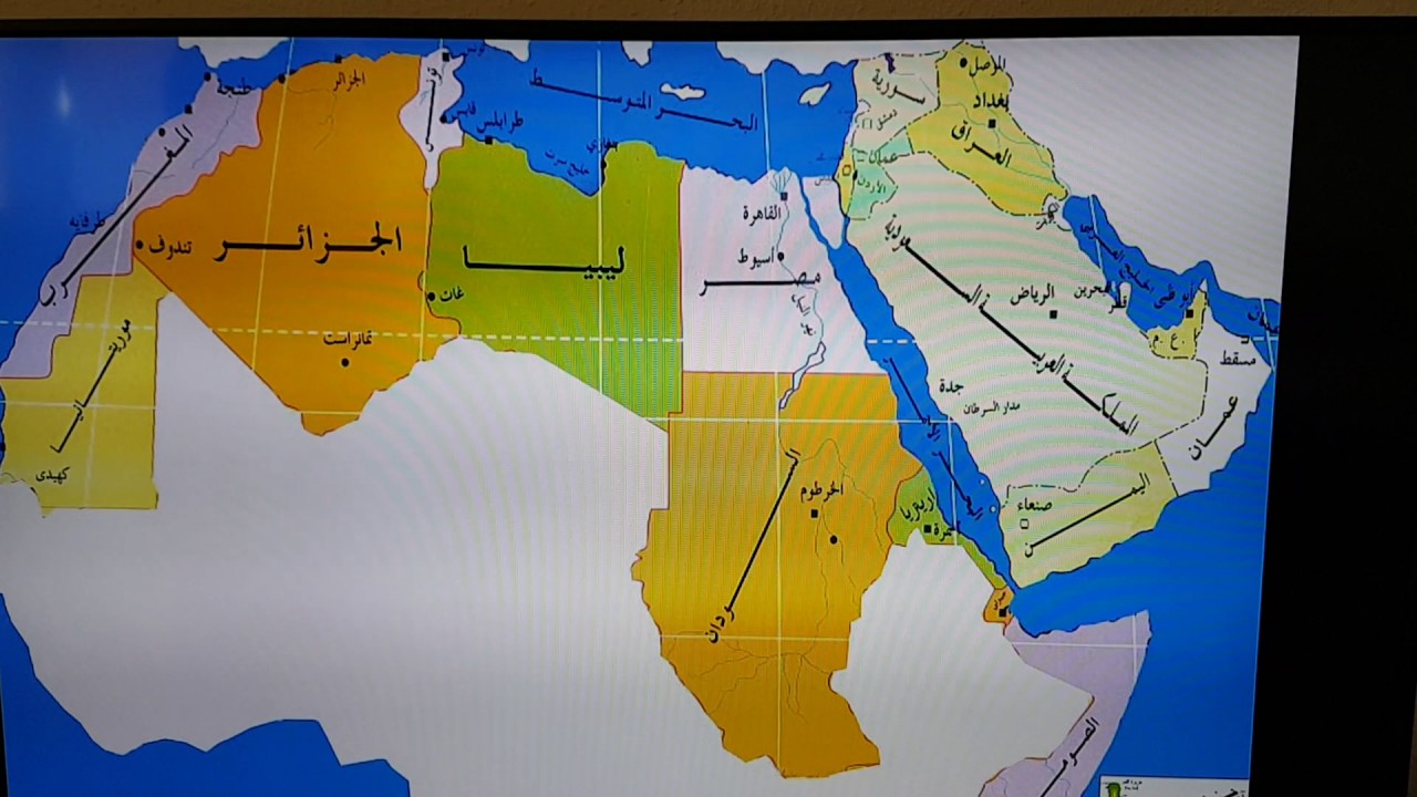 صور خرائط تبين الوطن العربي ،خريطة الوطن العربي 5388 10