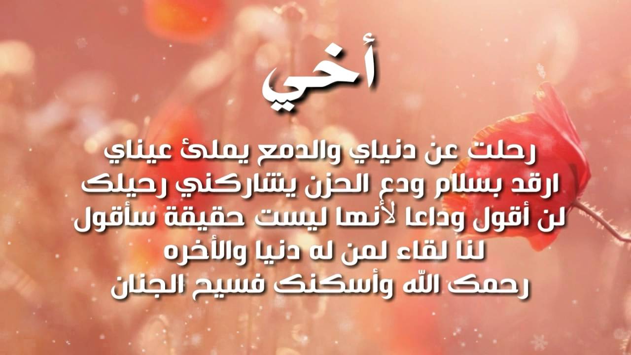 اشعار مدح الاخ - اخى اقرب شخص لقلبى 2821 10