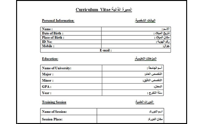 كيفية كتابة Cv بالانجليزية - اصنع بنفسك سيرة عنك مشوقة 4923 1